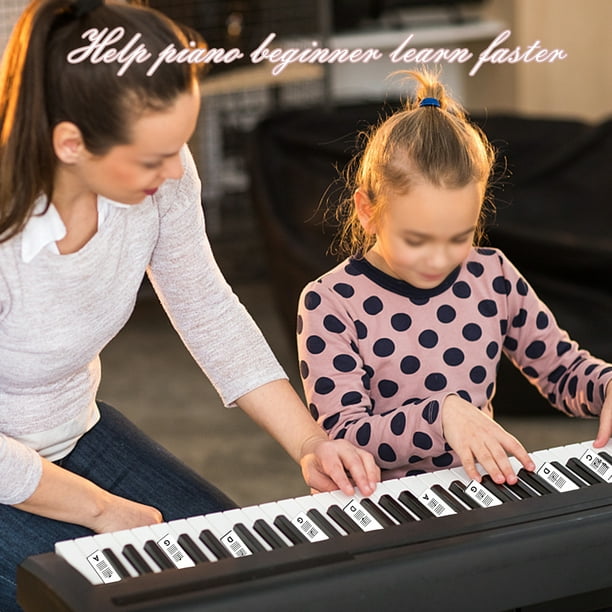 Autocollant en Silicone pour Clavier de Piano pour Enfants