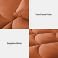 thumbnail image 4 of Yalamila Queen Size Comforter Set 3-Piece All-Season Down Alternative Reversible Comforter Set,Burnt Orange,200GSM Cooling Quilted Duvet Insert, 95GSM Soft Cover Bed in a Bag, 4 of 7