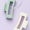 thumbnail image 3 of Gimme Beauty Claw Clip, Thick Rectangle, Green/Sand, 2 Count, 3 of 10