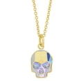 thumbnail image 1 of Collar para Mujer con Cristal Swarovski en forma de Calavera– Bañado en Oro 14k Ortiz Espinosa Temporada, 1 of 4