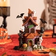 thumbnail image 5 of Valery Madelyn 9" Pre-Lit Musical Happy Haunted House, Halloween Village Tabletop Decoration, 5 of 7
