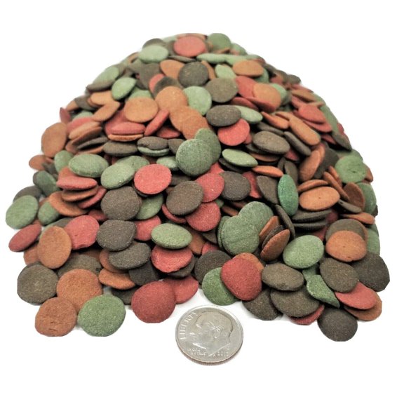 Alimento para Peces Aquatic Foods Inc. Bolsa de 2,3 kg con 4 Tipos de Wafers de 12 mm
