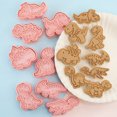 thumbnail image 1 of TIMIFIS Baking Molds 8-Piece Set of Dinosaur Tool DIY Household Three-Dimensional Pressing Flip Icing Baking Tool Kitchen Gadgets, 1 of 8