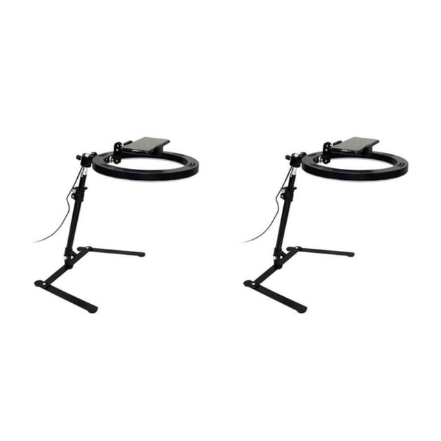 relayinert Support de Photo Ajustable Multi-Fonction – Fabriqué en Métal pour une Longue Durée Noir 2Set