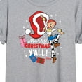 thumbnail image 3 of Toy Story - Merry Christmas Yall Jessie - Juniors Ideal Flowy Muscle T-Shirt, 3 of 5