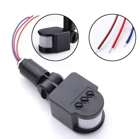 

110-220V PIR Infrared Automatic Motion Sensor Detector Wall Lamp Switch
