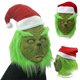 thumbnail image 1 of Navidad El Grinch Máscara de látex de cabeza completa Sombrero de Navidad para adultos Monstruo Cosplay Fiesta Disfraz Accesorios de disfraces -n687, 1 of 5
