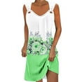 thumbnail image 2 of Fankiway Robe Camisole Élégante à Imprimé Géométrique pour Femmes, Col Rond, Robes de Plage pour Femmes, Grande Taille, Robes de Plage pour Femmes, 2 of 5