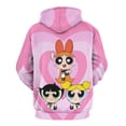 thumbnail image 3 of The Powerpuff Girls Unisex Sweatshirts Loose Pullover Sweater Hooded Hoodie 3D Printing Jacket Winter Fall Clothes S, 3 of 7