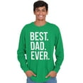 thumbnail image 5 of Best Dad Ever Fathers Day Gift Men's Long Sleeve Tee T Shirt Brisco Brands M, 5 of 6