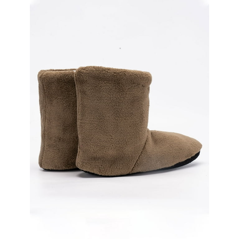 Womens bootie cheap slippers walmart