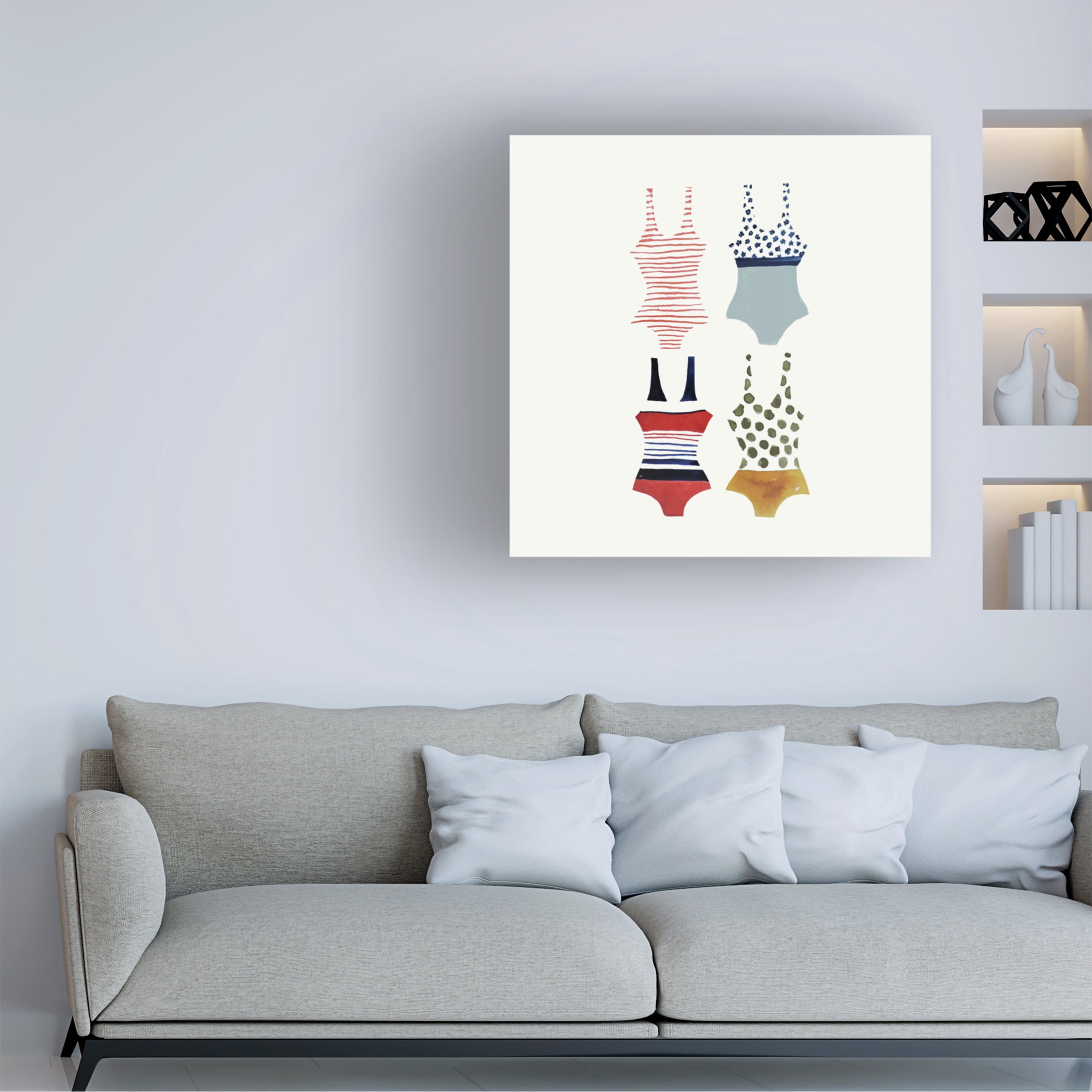 Sylvie Demers 'Bathing Suit' Canvas Art