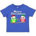 thumbnail image 3 of Inktastic Merry Christmas Owls Boys or Girls Toddler T-Shirt, 3 of 5