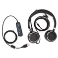 thumbnail image 4 of Auriculares binaurales Bling Bling con micrófono y control de audio 3,5 mm USB, 4 of 12