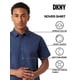 thumbnail image 2 of Camisa DKNY de mezclilla oscura, corte moderno, algodón elástico, 2 of 5