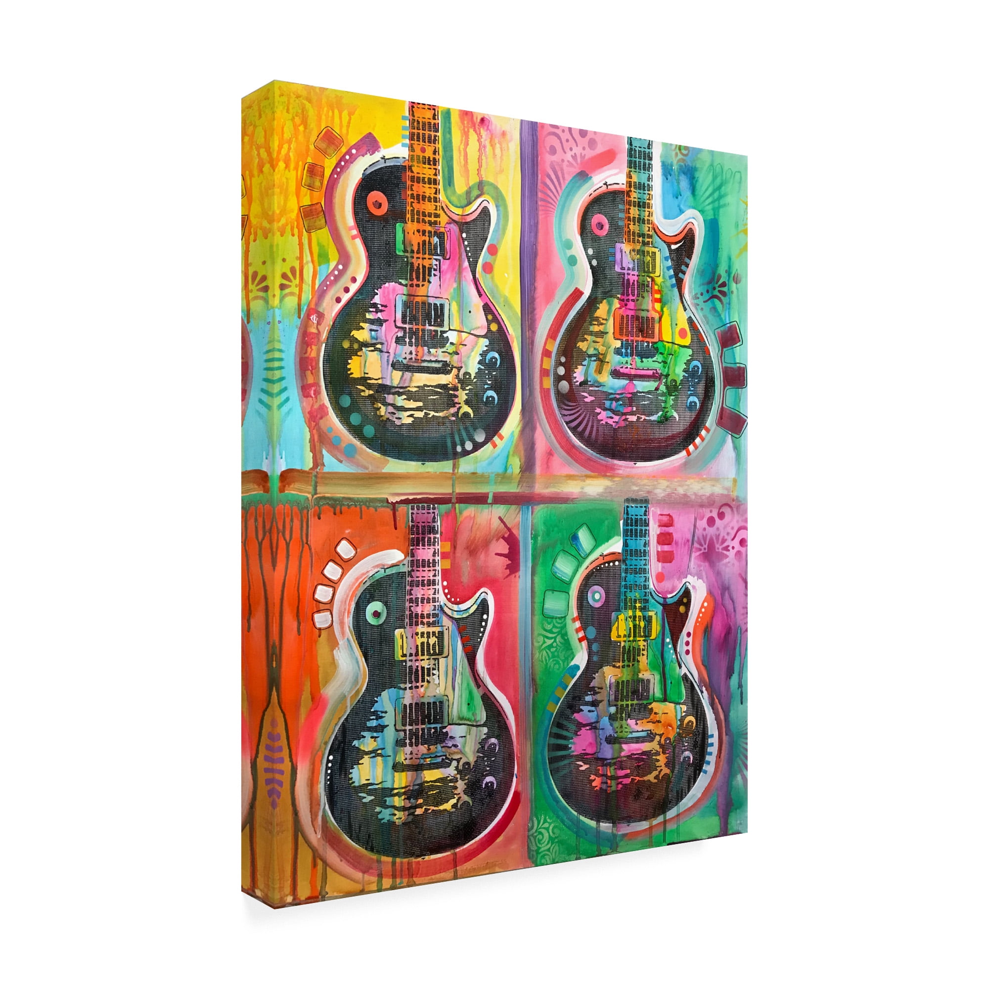Trademark Fine Art 'Les Paul 4Up' Canvas Art by Dean Russo