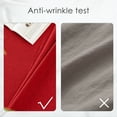 thumbnail image 2 of BALCONY & FALCON Rectangle Tablecloth Water Resistant Faux Linen 90 x 156 Outdoor Dining Ruby Red, 2 of 6