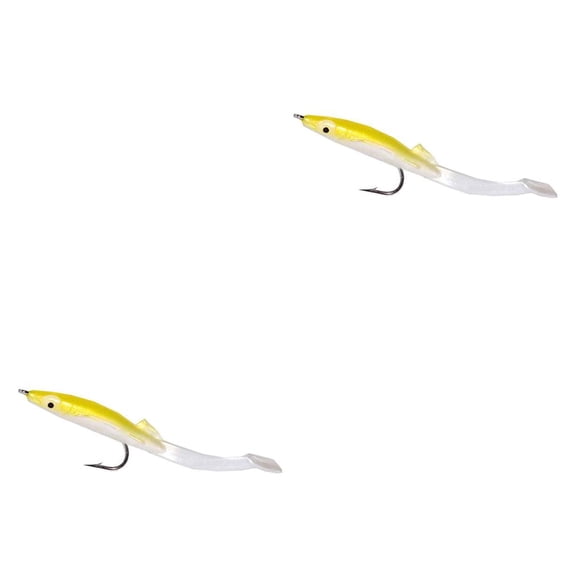 Señuelos de Pesca Naiovety 6 Piezas Amarillo Blanco