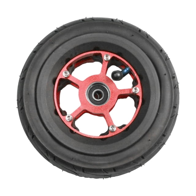 Piezas de repuesto versátiles de la rueda de neumáticos para el scooter eléctrico Rueda frontal roja