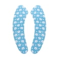 thumbnail image 1 of Billuyoard 2 fundas para inodoro, cojín para asiento, estilo de dibujos animados multicolor, almohadilla cálida de felpa para adultos, comodidad Juegos de accesorios de baño Azul, 1 of 6