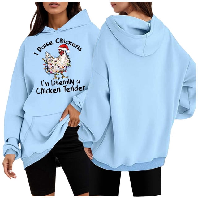 WEAIXIMIUNG Sweat à Capuche à Fermeture à Glissière pour Femmes, Mode Décontractée, Haut Ample