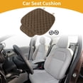 thumbnail image 2 of Ofertas Únicas 1 Pc 50.5x58cm Cojín Universal para Asiento de Automóvil - para Protección de Asiento de Conducción en Viajes en Automóvil Antideslizante - Poliéster Marrón, 2 of 7