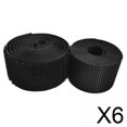 thumbnail image 1 of 6 Cintas Adhesivas Entrelazadas Para Coser, Para Manualidades, Bolsos, Ropa, 2,5 Cm, Color Negro, 1 of 8