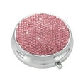 thumbnail image 2 of Tnobhg Sparkling Rhinestone Pill Case Waterproof Portable Organizer Outdoor Travel Sturdy Long Lifespan Pill Box, 2 of 8