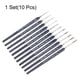 thumbnail image 4 of 11uds Detalle Pintura Pinceles Nylon Pelo Miniatura Pintura Pincel para Acuarela Óleo Acrílico Pintura(00000#-7#), Negro, 4 of 7