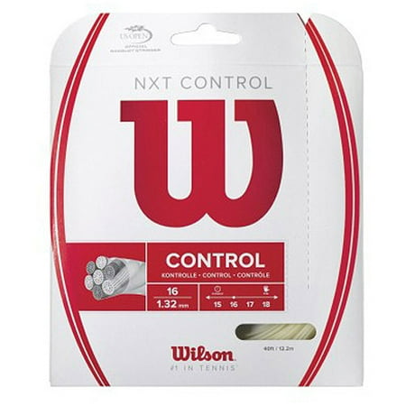 Wilson NXT Control Racket String, 16-guage (Best Tennis Strings For Control)