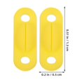 thumbnail image 3 of Phenofice Vibration Dampening Racket String Guard Plastic for Badminton Players 100Set, 3 of 7