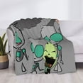 thumbnail image 4 of Show Invader Zim Gir Thick Blanket Cozy Soft Fuzzy Anti-pilling Flannel Throw Blanket Warm Sofa Bed Blanket 60"x50" For Adult Teen Kids, 4 of 7