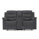 thumbnail image 1 of Sillón Reclinable Hometrends 2 Plazas Gris Oxford, 1 of 4