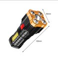 thumbnail image 4 of P7900 Super Bright Linterna Portátil USB Trabajo Senderismo Reflector (Oro), 4 of 7