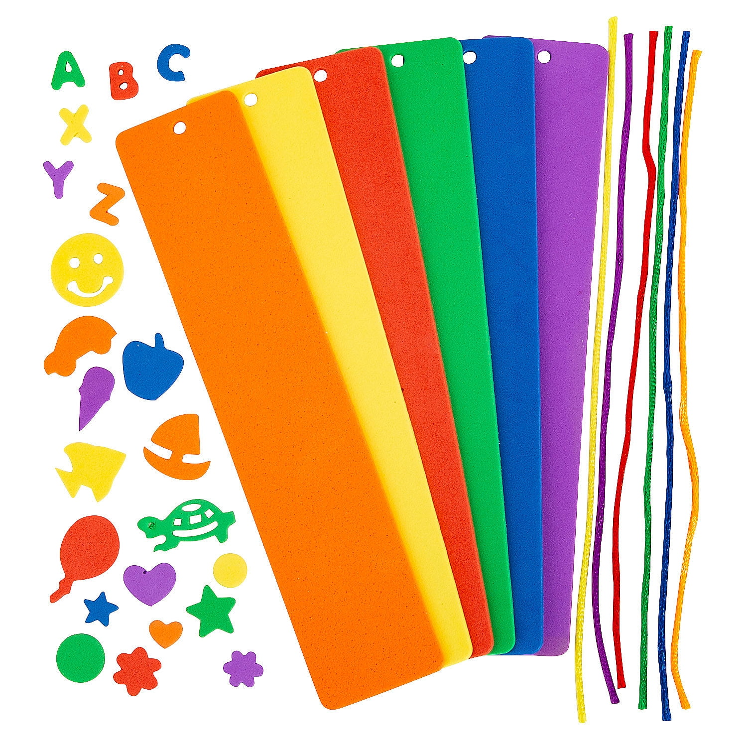 Do It Yourself Foam Bookmarks - Craft Kits - 24 Pieces
