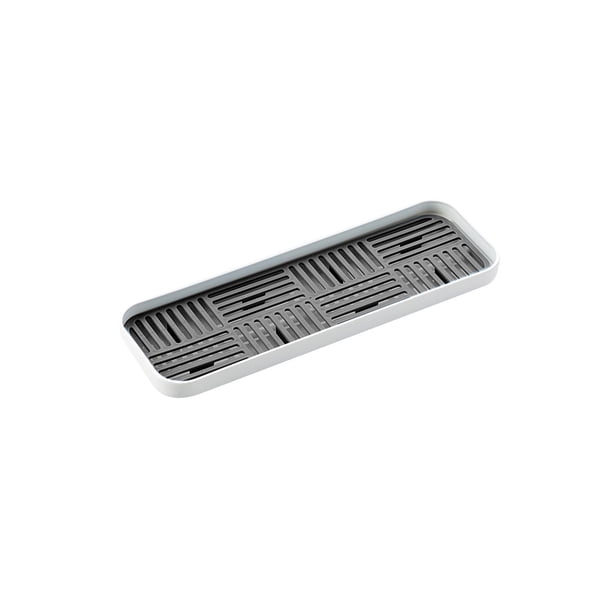 Soporte de Esponja para Fregadero de Cocina Estante de Tela de Drenaje de Cocina, Estante de Drenaje de Fregadero de Esponja Doméstica Doble, Taza de Encimera de Fregadero, Tazas de Estante de Bandeja