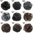 thumbnail image 2 of Hair Bun Hair Extension High Temperature Filament Messy Curly Hairpin Synthetic Donuts Updo Hair Piece Suitable for Women and Girls, 2 of 6