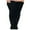 Black, variant on Guanyst Plus Size Thigh High Socks for Thick Thighs Women- Thigh Highs Widened Extra Long Thick Knit Socks Black One Size