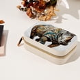 thumbnail image 7 of Rhino Velvet Portable Jewelry Box with Removable Compartment - Necklace, Earring, and Travel Organizer - Gift, 7 of 7