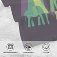thumbnail image 5 of Yayeee 2 Pack Hand Towels for Bathroom 100% Cotton 16" x 28" Soft Absorbent Kitchen Towel, Abstract Animals, 5 of 7