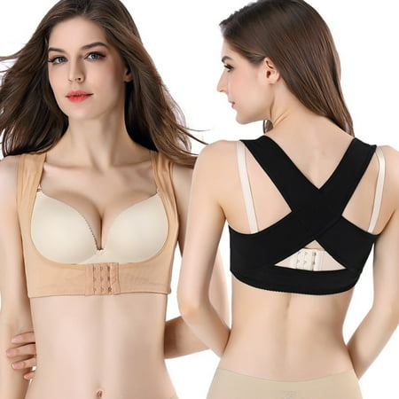 

Women Chest Breast Support Belt Posture Corrector Humpback Correct Posture Corset Bra Posture Shape Corrector， S-2XL
