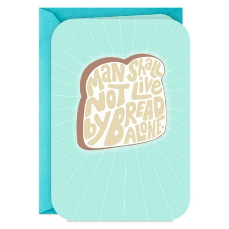 Hallmark Funny Birthday Card for Him (Bread, Cake and Ice Cream)