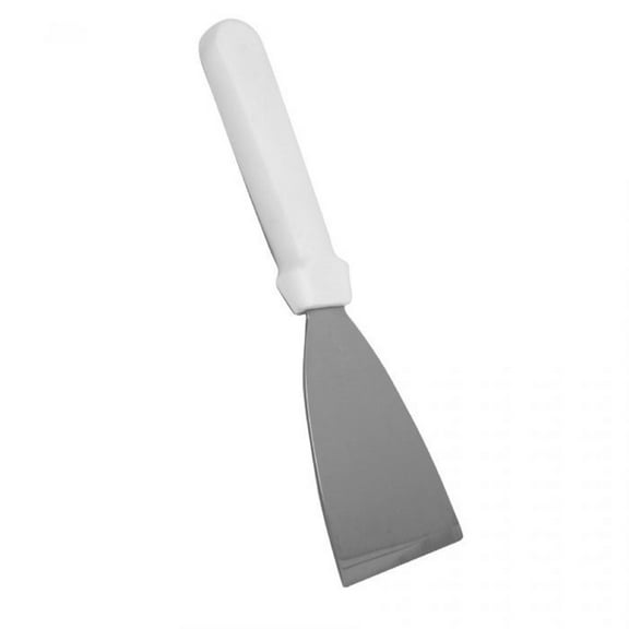 Truecraftware – 3-Inch Pan Scraper, Stainless Steel Blade with Plastic Handle