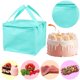 thumbnail image 2 of Bolsa de picnic de gran capacidad para exteriores, cesta de picnic para acampar, bolsa de picnic de viaje, bolsa bento portátil, bolsa de aislamiento térmico, verde, 2 of 8