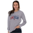 thumbnail image 3 of Puerto Rico Nuyorican USA State Flag Long Sleeve TShirt Men Women Brisco Brands S, 3 of 5