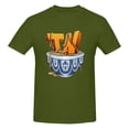 thumbnail image 5 of Thinknoodles Men'S Basic Short Sleeve T-Shirt Moss Green 3x-Large, 5 of 5