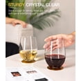 thumbnail image 4 of Juego de 4 copas de vino LUNA & MANTHA Stemless, 530 ml, cristal, 4 of 7