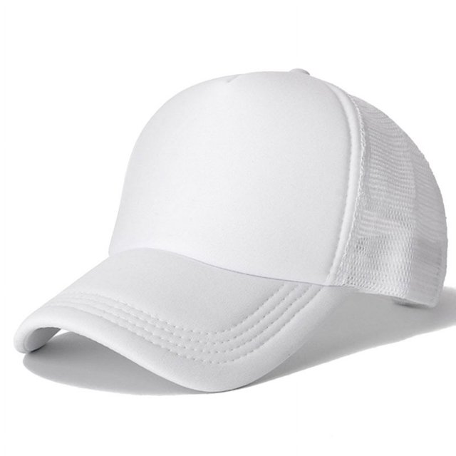 Sombrero para el sol de color a juego, sombrero de trabajo para camión, sombrero de voluntario, sombrero de red con esponja y lengua de pato