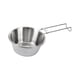 thumbnail image 4 of Cuenco para acampar, utensilios de cocina de acero inoxidable con asa plegable, recipiente para alimentos, utensilio 200ml, 4 of 9