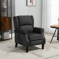 thumbnail image 2 of HOMCOM Massage Recliner Chair Push Back Recliner Armchair with Footrest, 2 of 10